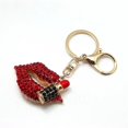 thumbnail image 2 of Llaveros de mujer para mujer, llavero de labios rojos brillantes para bolso de niña o colgante de coche, 2 of 5
