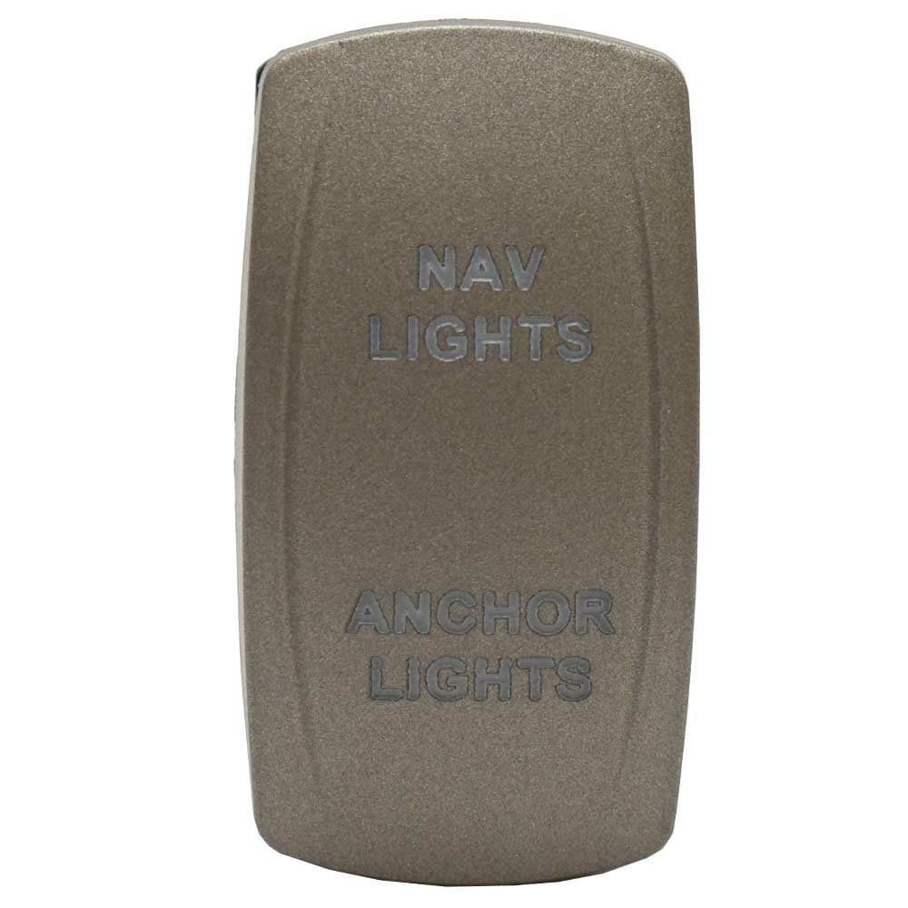 Carling On/Off/On Boat Contura V Rocker Switch | NAV/ANCH LTS 10-Spade