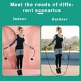 thumbnail image 4 of Digital Counting Ropeless Jump Rope, Dual-Purpose Cordless Skipping Rope with Weighted Balls, 4 of 7