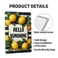 thumbnail image 4 of Vintage Metal Tin Sign Hello Sunshine Lemon Decor Kitchen Wall Art Farmhouse Decor 8x12 Inch Metal Sign Summer Decor Citrus Fruit Wall Art Retro Tin Sign, 4 of 6