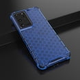 thumbnail image 2 of Funda protectora de PC y TPU a prueba de golpes con diseño de panal para Samsung Galaxy S21 Ultra 5g (blanca), 2 of 5