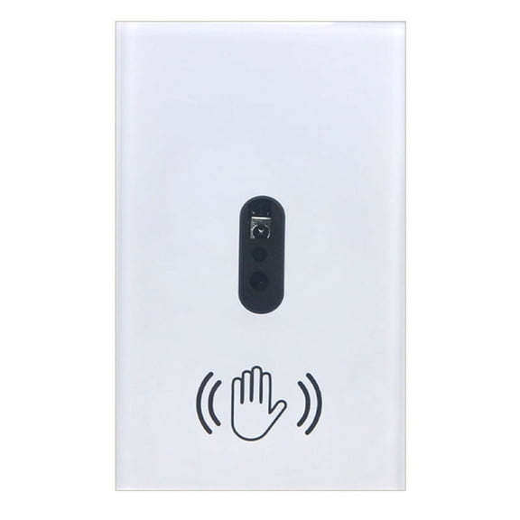 Smart Light Switch Wall Light Switch Wave Infrared Sensor No Need Touch Electrical Power on Off US Plug,1 x Smart Light Switch,White
