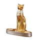 thumbnail image 5 of Soporte de vela con escultura de gato, estatuilla , soporte creativo para luz de té, estatua de gato coleccionable, portavelas para, 5 of 9