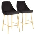 thumbnail image 2 of LumiSource Marcel 25.25 in. Upholstered Counter Stool - Set of 2, 2 of 2