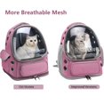 thumbnail image 3 of Mochila para gatos Cawypety transparente para 7 kg, color rosa, 3 of 8
