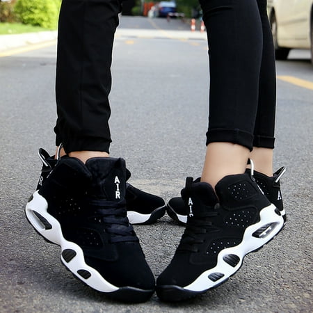 

Dyfzdhu Fashion Men s Women s Lace Up Casual Platform Sneakers Sports Shoes