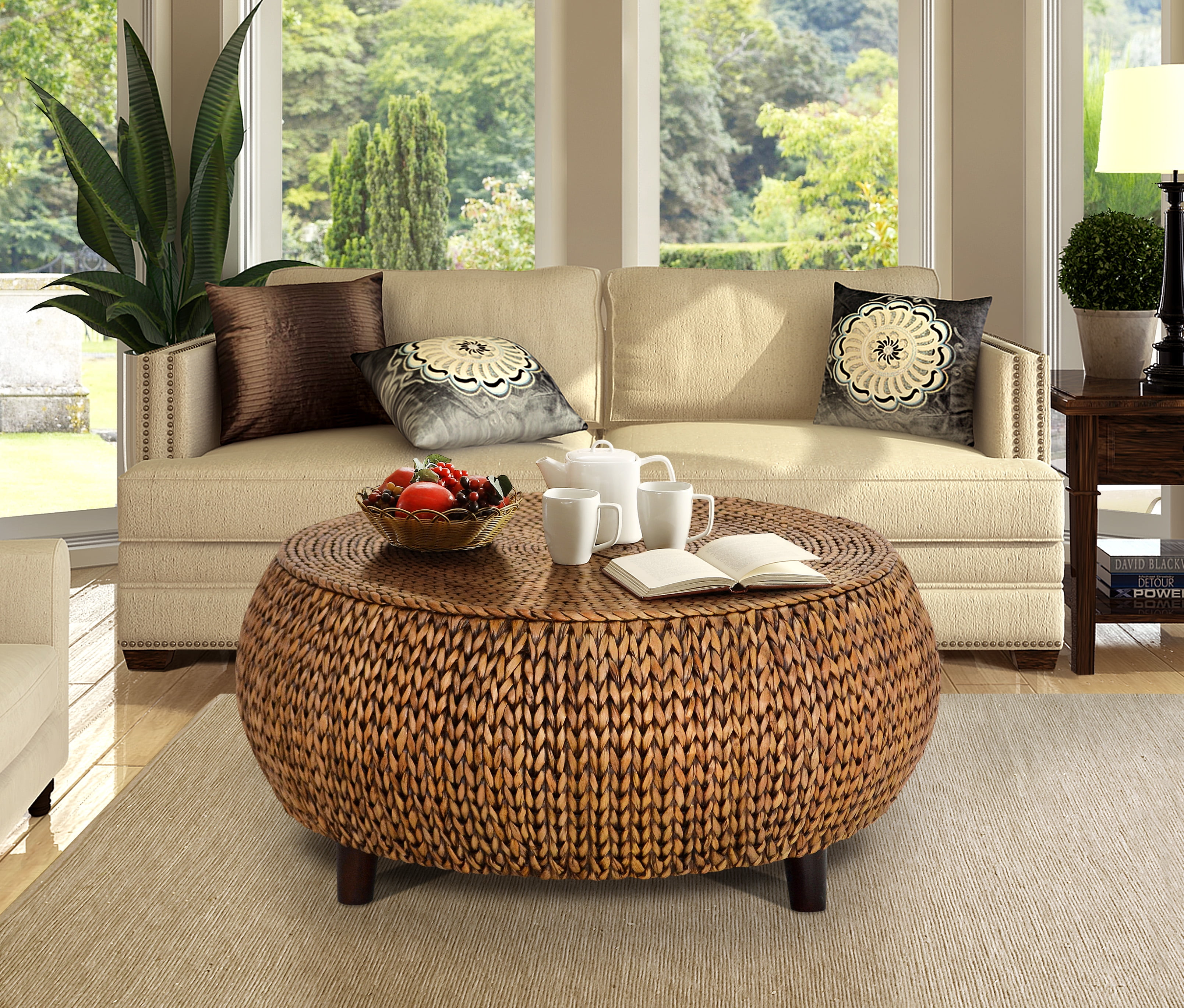 Modern Round Coffee Table Centre Table Gold Metal Legs Living Room Furniture 