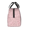 thumbnail image 5 of ZICANCN Insulated Lunch Bag for Women Men, Pink Floral Pattern Reusable Cute Lunch Bags for Picnic School Work Office, 5 of 8