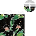 thumbnail image 5 of Coolnut Cactus Black Bathroom Waterproof Shower Curtain Set, 60"X72" Bathtub Curtain with 12 Hooks for Bathroom Decor,Hotel,Room, 5 of 6