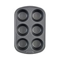 thumbnail image 1 of Moule à gros muffin (style Texas) antiadhésif goodcook, 6&nbsp;cavités, 1 of 8
