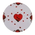 thumbnail image 4 of BANET Embroidered Small Tablecloth for February 14th Valentine's Day (Round ) 31"-35, 4 of 8