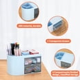 thumbnail image 2 of Desk Organizer with Drawer, Pen Organizer for Desk, Small Pencil Holder, Desk Organizers and Accessories for Office Home Storage, 2 of 8