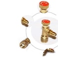 thumbnail image 5 of R410a Air Conditioning Refrigerant Valve Adapter, 1/4" Sae Male To 5/16" Sae Female Charging Hose Flow Control Valves, 5 of 5