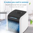 thumbnail image 1 of Air Conditioner Portable Mini Cold Air Conditioner Small Fan Cooling Fan Small Cooler Small Air Conditioner Usb Charging Desktop Electric Fan Home Office Mute Handheld Humidification Cool, 1 of 9