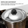 thumbnail image 4 of Stainless steel saucepan lid round pot lid frying pan lid saucepan lid for kitchen, 4 of 4