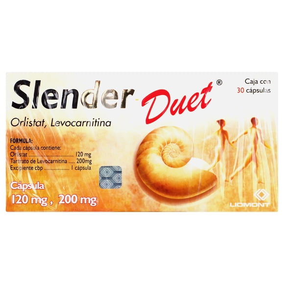 Slender Duet 120 200 mg 30 Caps