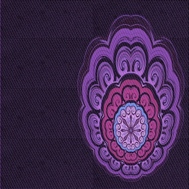 Ahgly Tapis d'Intérieur Lavable en Machine Carré Transitionnel Violet Profond, 7 Pieds Carré