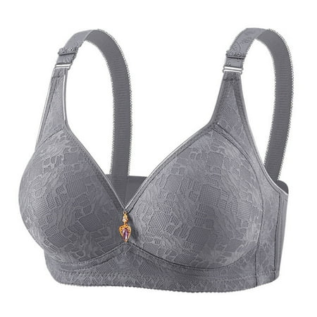 Rciityk Women s Wireless Bra Supportive Lace Bra No Underwire Seamless Push Up Tshirt Comfortable Everyday Bras
