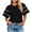 Black, variant on Lmueinov Womens Summer Short Sleeve Tops Crew Neck Tee with Decorative Cutout Sleeves 2026 Fashion Casual Loose Fit Cute Basic TShirts