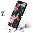 thumbnail image 2 of SPYCASE Floral Rugged Hybrid Cell Phone Cover Case for Samsung Galaxy A15 5G, Black Flower, 2 of 4