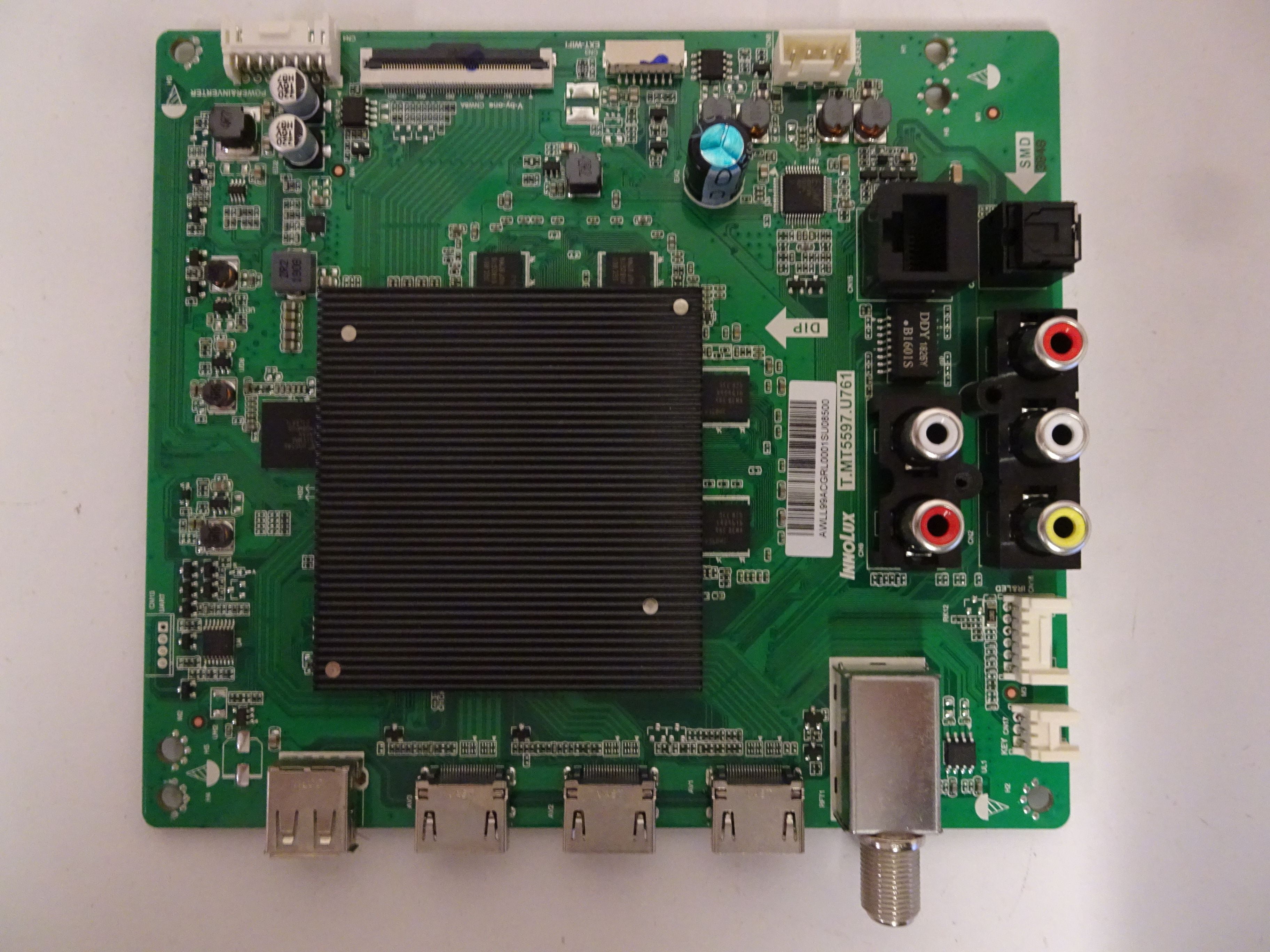 Vizio D50XG9 Main Board (T.MT5597.U761) Serial Number LINIXUAU