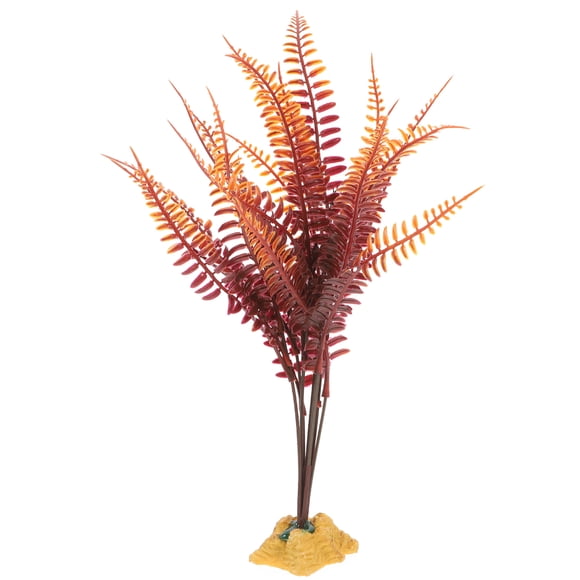 Aquarium Artificial Plants Reptile Terrarium Decor Betta Fish Tank Decorations Silk Leaf Greenery Hammock Hide Small Turtle Axolotl Fish Bowl Accessories