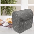thumbnail image 3 of Abstract Stand Mixer Cover, Art Deco Inspired Geometric Pattern of Monochrome Latticework Circular Shapes, Kitchen Appliance Organizer Bag Cover with Pockets, 5 Quarts, Black and White, by Ambesonne, 3 of 4