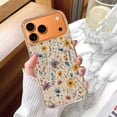 thumbnail image 2 of Case For Apple iPhone Air / 17 Pro / 17 Pro Max Series Case, Slim Thin Transparent Flexible Clear TPU Shockproof Phone Case For iPhone 17 Series, Wildflower Floral (1), 2 of 6