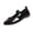 Black, variant on Womens Black Patent Faux Leather Mary Jane Flats, Elastic Strap Almond Toe Bow Comfortable Non-Slip Work Casual Shoes,Size 5.5