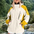 thumbnail image 2 of Breezora Veste Imperméable Résistante au Vent pour Femmes Imperméable Décontractée XXXXXL Taille Jaune, 2 of 9