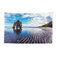 thumbnail image 1 of Iceland Tapestry, Wind Rippled Beach and Sky Picturesque, Fabric Wall Hanging Decor for Bedroom Living Room Dorm, 2 Sizes, Purpleblue Multicolor, by Ambesonne, 1 of 1
