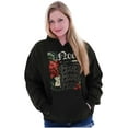 thumbnail image 3 of Poinsettia Christmas Flower Noel Hoodie Sweatshirt Women Men Brisco Brands S, 3 of 6