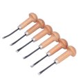 thumbnail image 4 of Wood Carving Chisel Set, Portable Steel Insert Beech Handle Wood Carving Chisel Tools High Hardness Comfortable With Wooden Box For Carpenter For DIY, 4 of 8