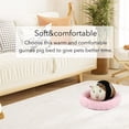 thumbnail image 4 of Hamster Bed, Soft Round Velvet Warm Sleep Mat, Washable Pad for Hamster Hedgehog Squirrel Guinea Pig Rats Bird and Other Small Animals, 4 of 4