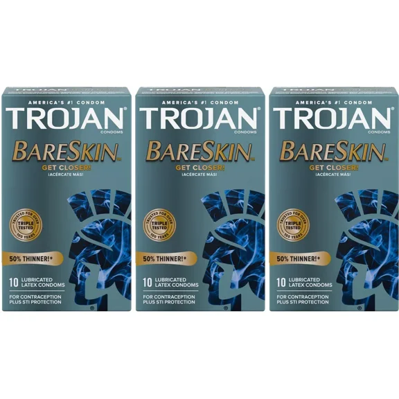 Bareskin Thinnest Sensitive Premium Lubricated Latex Condoms