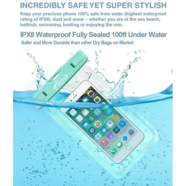 JOTO pochette étanche universelle pour téléphone portable étui étanche pour  iPhone 11 Pro Max Xs Max XR X 8 7 6S Plus, Galaxy S20 Ultra 