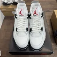 thumbnail image 2 of Size 11.5 - A i r-Jor-dan 4 Retro OG 2025 White Cement (NEW), 2 of 5