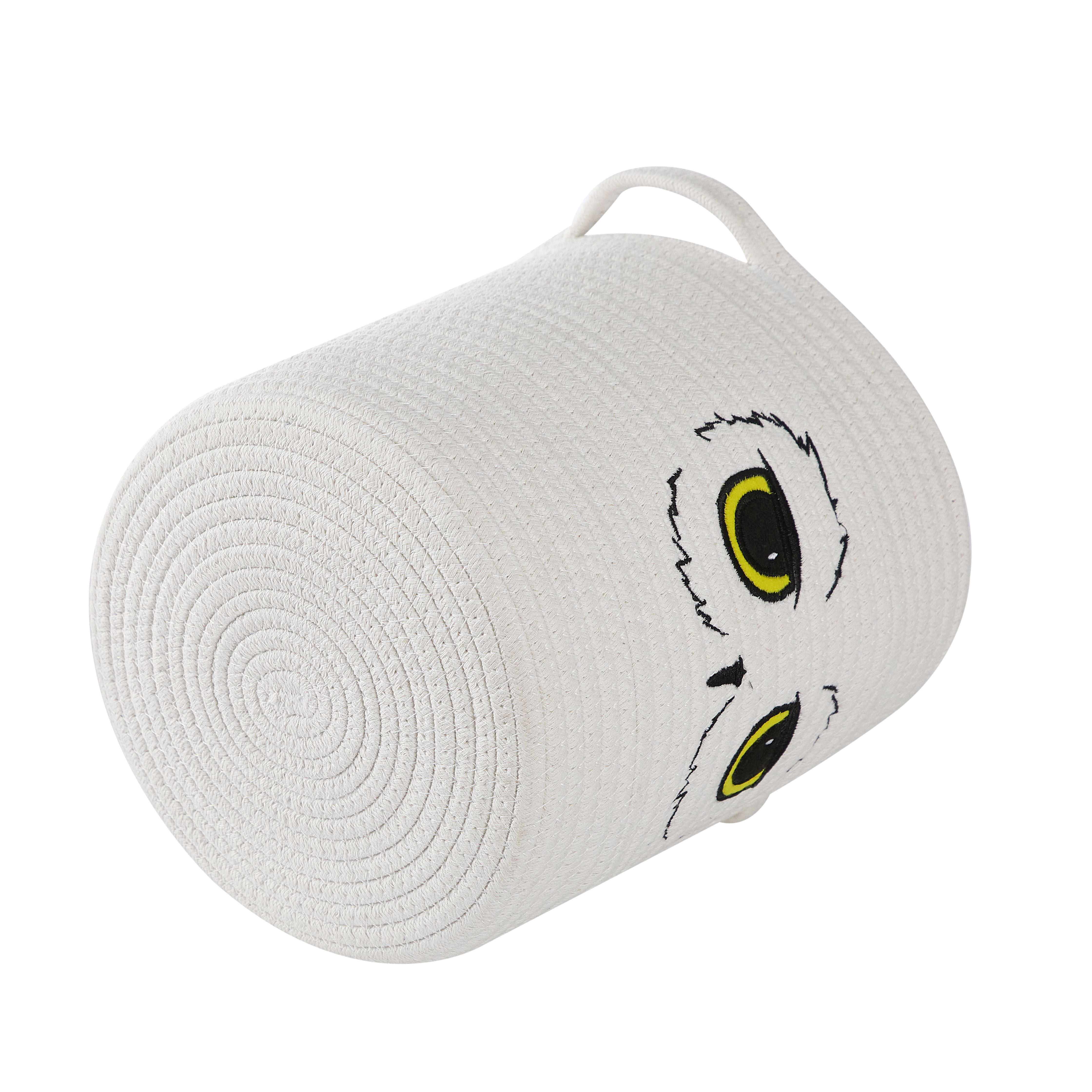 Harry Potter Owl Rope Basket, 10" x 10"