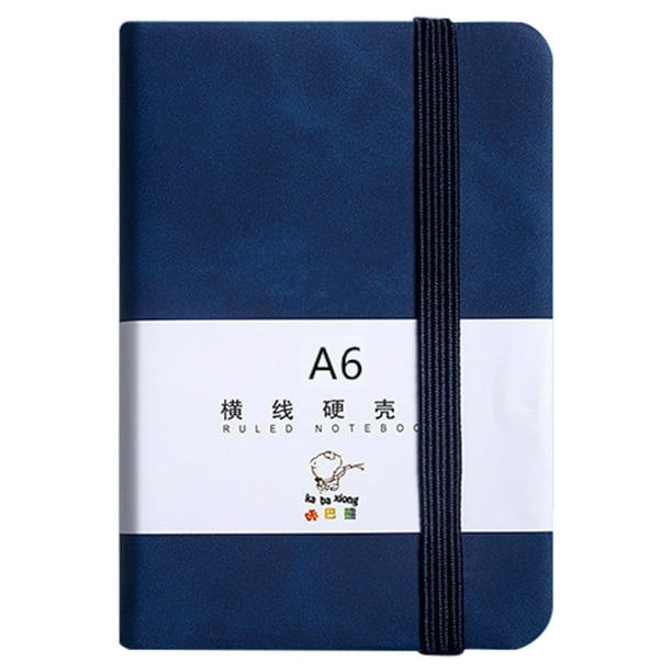 Hardcover Notebook A7/A6 Leather Notepad Pocket Journal Planner with