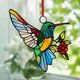 thumbnail image 1 of Colgante de Vitral con Forma de Colibrí de Un Día, 1 of 5