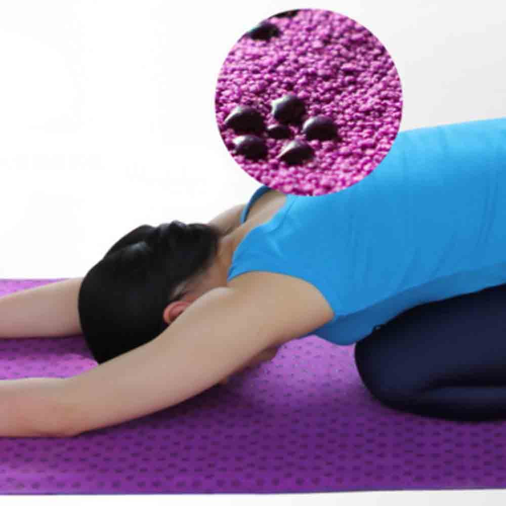 Keemi Non-Slip Yoga Towel Microfiber Yoga Mat Blanket for Hot Yoga Bikram Pilates Gym Towels for Sweat 73X25 Mandala Pink