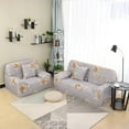 thumbnail image 3 of PiccoCasa Stretch Sofa Slipcover Floral Print Washable Couch Cover, Large, #F, 3 of 9