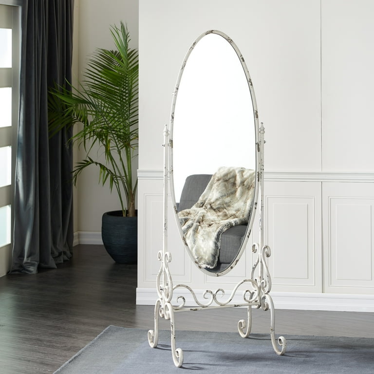 Oval sale mirror stand