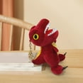 thumbnail image 5 of Segolike Dinosaur Keychain, Stuffed, Key Chain, Decoration, Decorative Stuffed, Keychain for Birthday, Backpack Red, 5 of 9