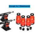 thumbnail image 4 of Generic 95A Shock Absorber Set with 4 PU Pivot Cups and 8 Washers, Yellow/Red Options, 7-inch Conical & Cylindrical Bushings Included, 4 of 6