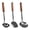 Black-Cooking utensils-B, variant on Stainless Steel Cooking Utensils Set Sliver Cooking utensils-D 6 Piece Non-Stick Heat Resistant Kitchen Tools