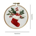 thumbnail image 3 of Kit Iniciación Bordado Navideño Juego Punto Cruz para Principiantes (medias), 3 of 3