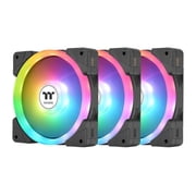 Thermaltake SWAFAN EX 12 ARGB PC Cooling Fan, 3-Fan pcak, 500 ~ 2000 RPM, Magnetic Connection, Reversable Blades, sync with MB RGB software, CL-F167-PL12SW-A