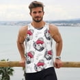 thumbnail image 6 of Disketp Cute Poodle Dog Men's Workout Tank Tops Sleeveless Gym Shirt Quick Dry Fitness Bodybuilding Sleeveless T Shirt-Small, 6 of 7