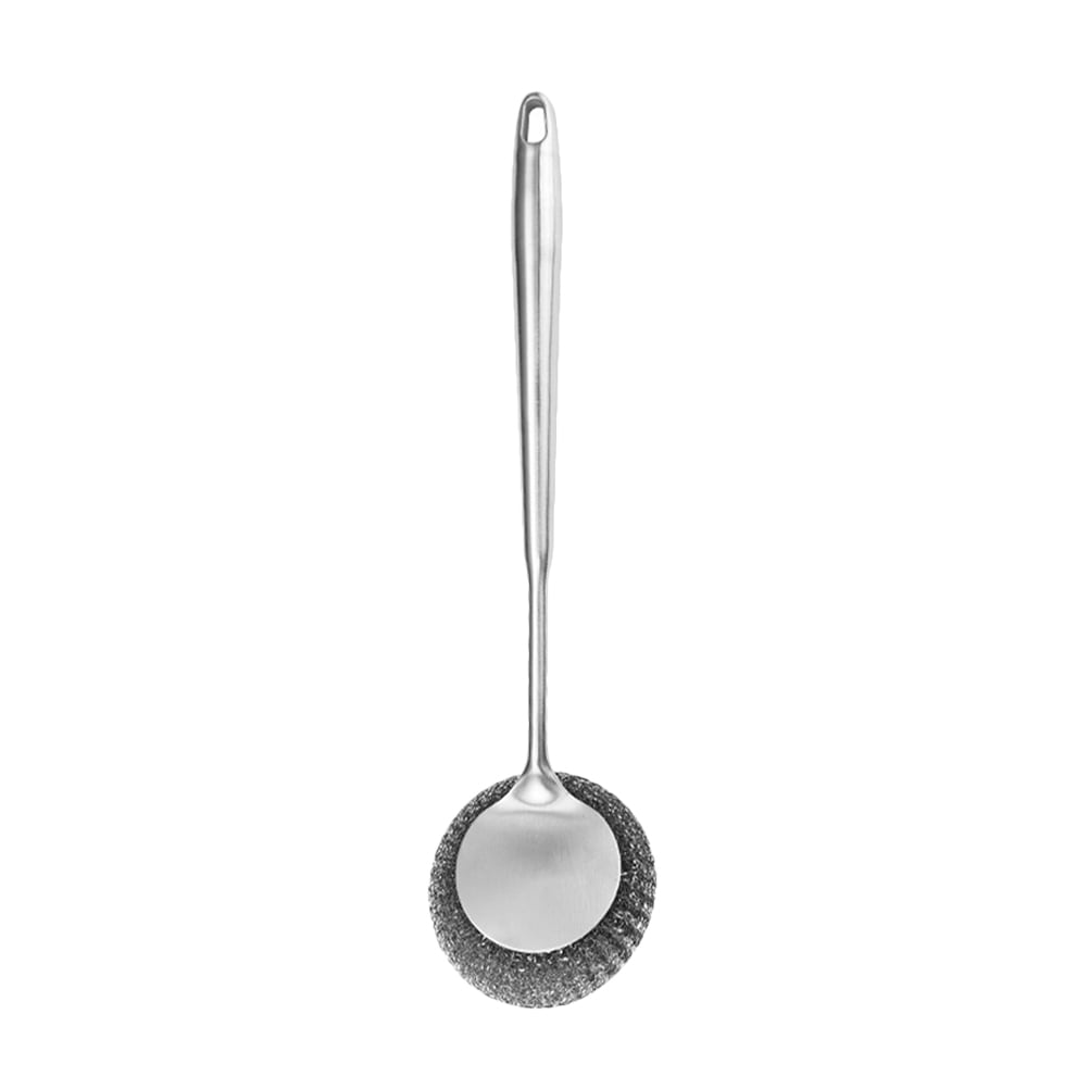 TABLZONE 304 Stainless Steel Scrub Brush for Kitchen Pots Pans Oven Cleaning Rust Resistant and